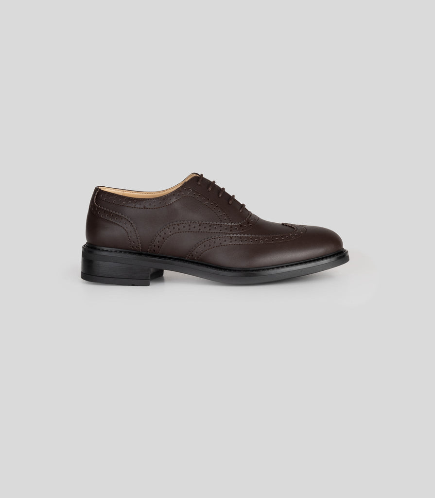 Vegan Oxford brogue Brown