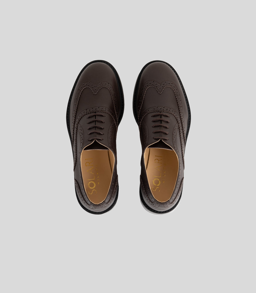 Vegan Oxford brogue Brown