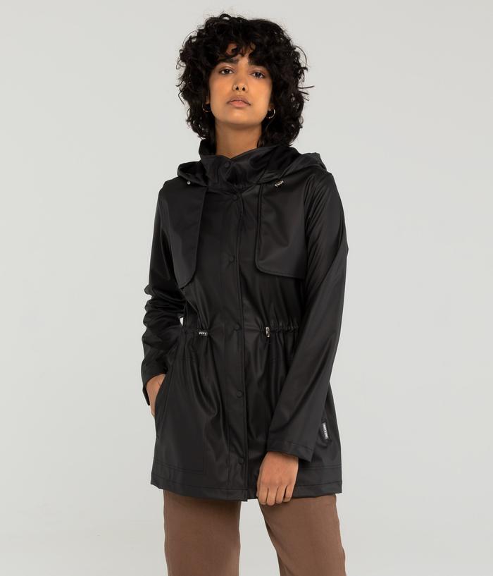 Alexis Rain Jacket - Black - Friend & Faux