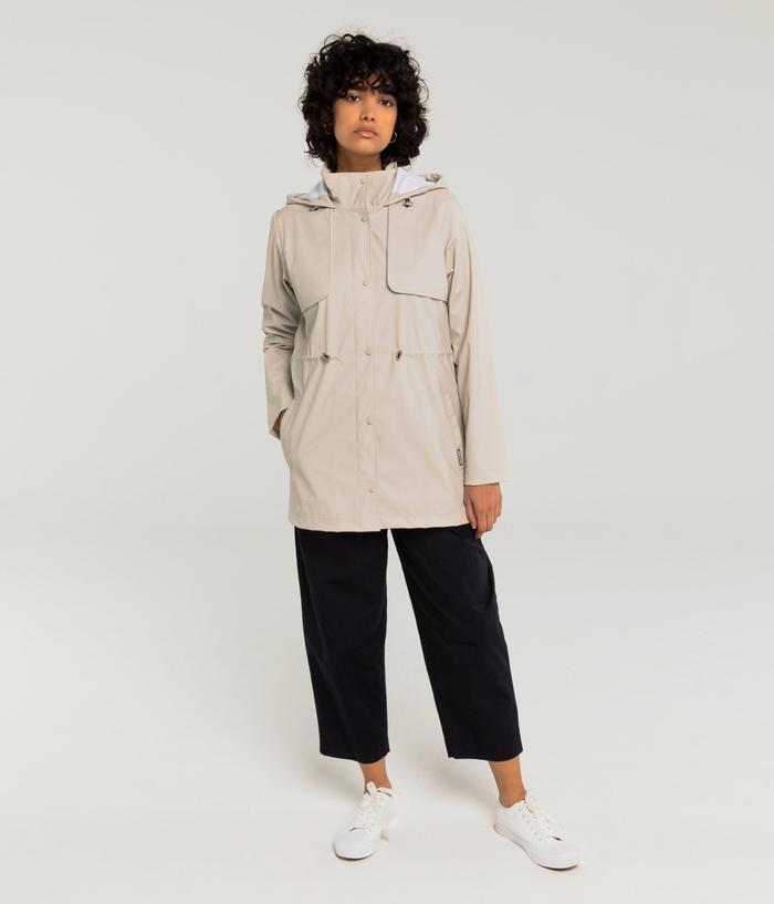 Alexis Rain Jacket - Nude - Friend & Faux